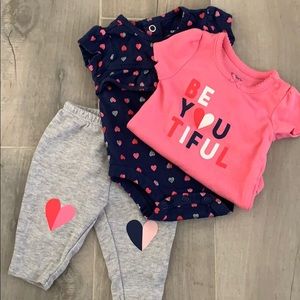 Newborn bodysuit set